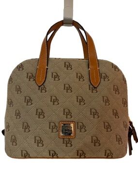 Dooney & Bourke Signature Quilt Ruby Small Satchel Bag-Natural- NWOT- Never Used